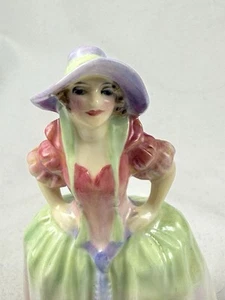 Royal Doulton Porzellan handbemalt seltene frühe Dame Figur M7 "Patricia" - Bild 1 von 10