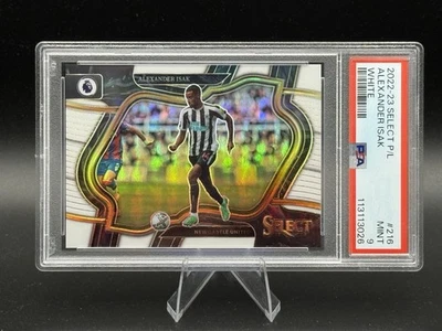 2022-23 Panini Select PL Alexander Isak Field Level White /20 PSA 9 - Image 1 of 2