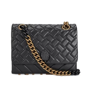 KURT GEIGER LONDON Kensington Kurt Large Shoulder Bag - Black - Picture 1 of 12