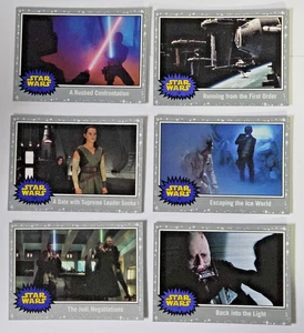 2019 Topps Star Wars Journey to Rise Skywalker Silver Parallel Inserts Lot of 6 - Picture 1 of 15