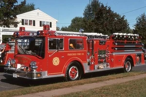Morris Twp NJ 1969 Young Crusader Pumper - Scivolo per apparecchi antincendio - Foto 1 di 1