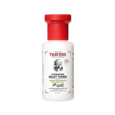 Thayers Tónico Hidratante Facial Lechoso con Champiñón de Nieve y Ácido Hialurónico 3oz/89ml Foto 1 de 4