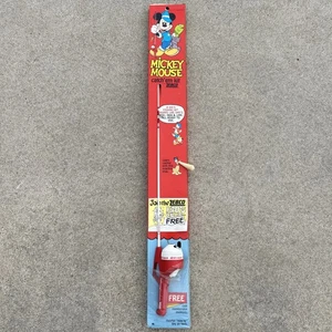 Raro 1982 Mickey Mouse Zebco Catch’em Kit *Sellado - Imagen 1 de 8