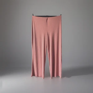 Ladies New Look Coral / Rust Wide Leg Trousers Rib Comfort Fit Size 18 BNWOT - Picture 1 of 5