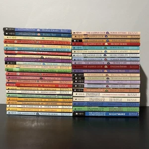 Lot of 45 The Saddle Club PB Books (40 + 5 Super Edition) Bonnie Bryant Horses - Picture 1 of 19