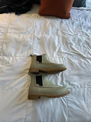 Hunter Hombre Chelsea Botas de Lluvia en Verde Foto 1 de 3