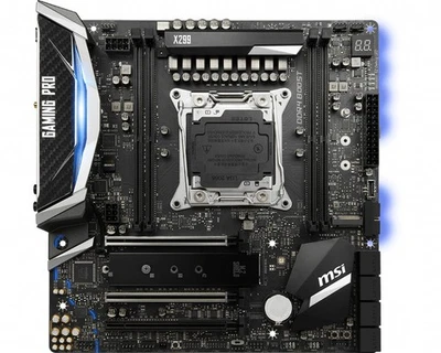 MSI X299M GAMING PRO CARBON AC Motherboard Intel X299 LGA 2066 DDR4 2 x M.2 mATX - Image 1 of 4