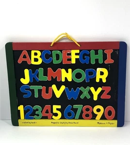 Melissa & Doug Magnetic Chalk/Dry Erase Board - Educational Toy Pre-owned Fair - Picture 1 of 15