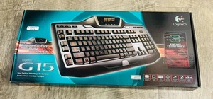 Logitech G15 Gaming Keyboard USB Illuminated Screen SEALED IN BOX - Picture 1 of 2