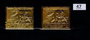 / YEMEN 1969 - MNH - PERF+IMPERF - SPACE - APOLLO 12 - OVERPRINT - Picture 1 of 1