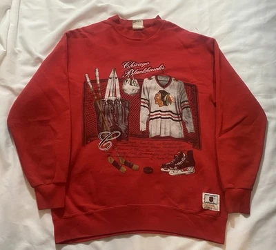 Sudadera Pullover Chicago Blackhawks Nuez moscada Foto 1 de 4