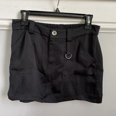 NWT Black Mini Skirt Size Small By Social Tourist Made In Turkey - Image 1 of 4
