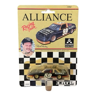 Robert Pressley #59 Alliance Racing Team Ertl 1992 Oldsmobile escala 1:64 diecast Foto 1 de 2