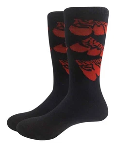 The Beatles Socks Rubber Soul Band Logo Official Unisex New Black UK Size 7-11 - Picture 1 of 1