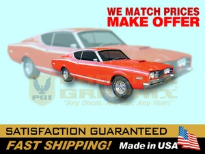 Compatible Avec , 1968 Cyclone Gt Supérieur Bandes Stickers & Bandes Kit - Picture 1 of 1