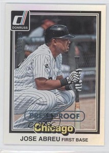 2015 Donruss Inaugural 1981 Edition Press Proof Platinum Blue /199 Jose Abreu