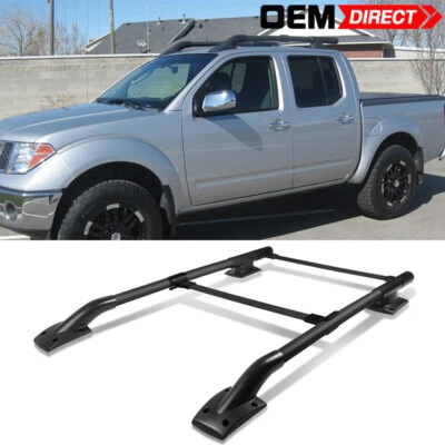 Fits 05-22 Nissan Frontier OE Factory Style Roof Rack Rail Cross Bars Aluminum Foto 1 de 4