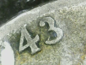 Error 1943/2 silver nickel - Picture 1 of 4