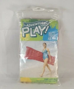 Adventure Play Air Mat 72" x 27" Matte Finish Red Mattress Float New Sealed - Picture 1 of 9