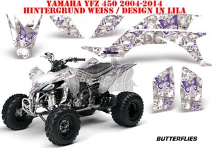 KIT GRÁFICO DE DECORACIÓN DE CARRERAS AMR ATV YAMAHA YFZ 450 04-14, YFZ 450R MARIPOSA B - Imagen 1 de 3