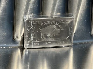 Barra de lingote bullion American Buffalo de metal de titanio puro .999 de 1 onza troy/oz .999 - Imagen 1 de 10