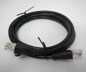 Cable de Internet de conexión Ethernet Amazon Basics RJ45 Cat-6 5 pies 1,5 m negro - Imagen 1 de 3