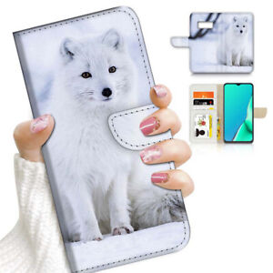 ( For Samsung S7 ) Wallet Flip Case Cover AJ23100 White Fox