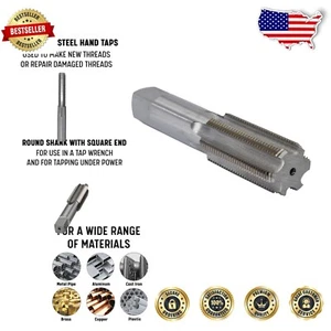 Versatile High Speed Steel 1-1/2"-6 UNC Bottoming Tap for Perfect Threads - Picture 1 of 11