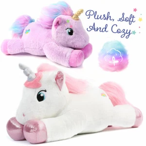 Soft Plushies Toys Unicorn Plush Stuffed Animals Doll Kids Child Christmas Gifts - Picture 1 of 12