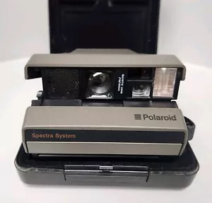 80s Polaroid Spectra System Instant Film Camera 125mm f10 Quintic Lens W/ Case - Picture 1 of 14