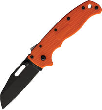 Demko Shark-Lock Stainless Blade Pocket Knife Orange Grivory Handle - AD20.5F23B