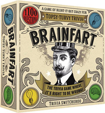 Brainfart 21040" Topsy-Turvy Trivia Card Game for 12 years to 99 years