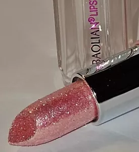 Shimmering baby pink lipstick ~ ICE PINK ~ glitter coated - Picture 1 of 4