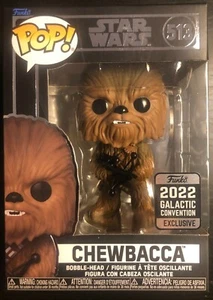 FUNKO POP! Star Wars Chewbacca #513 Funko 2022 Galactic Convention Exclusive - Picture 1 of 7
