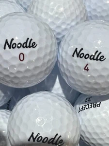 36 Maxfli Noodle Golf Balls 5A Mint AAAAA White Premium Used - Picture 1 of 3