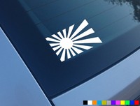 JDM FLAG RISING SUN FUNNY CAR STICKER DECAL DRIFT WINDOW JAP BUMPER LAPTOP