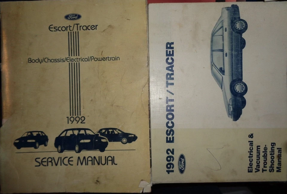 Ford Escort Mercury Tracer 1992 manuales de taller de servicio  Foto 1 de 1