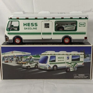 Vtg 1998 Hess | Recreation Van with Dune Buggy and Motorcycle | Toy Truck | MIB - Picture 1 of 18