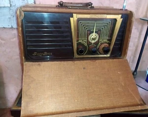 Ancien Poste Radio Pizon Bros Sky-Master Type B ne fonctionne pas , Tube * - Picture 1 of 11