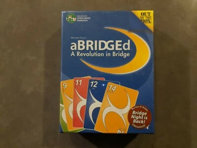 aBRIDGEd Card Game - A Revolution in Bridge - Bridge Night is Back! SEALED - Image 1 of 2