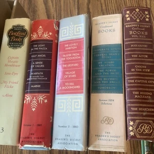 Vintage Readers Digest Condensed Books Lot of 5 - Picture 1 of 12