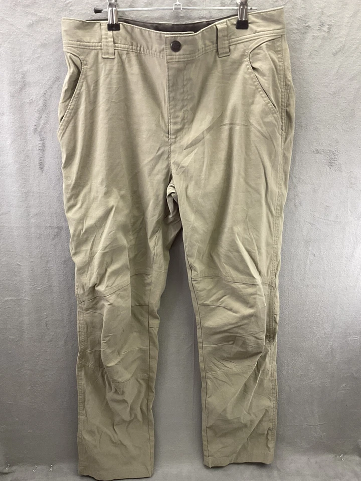 Columbia 裤子男式尺寸 32W 32L omni 防护高级驱赶远足卡其色 — 第 1/4 张图片