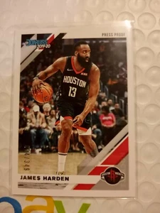 2019 JAMES HARDEN PANINI DONRUSS #76 SILVER PRESS PROOF #D/349 SP CARD PWE - Picture 1 of 3
