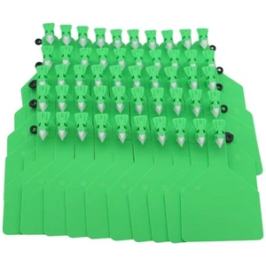 50 Count TPU Blank One-Piece Cattle Ear Tags Z Blank Ear Tags Large Livesto - Picture 1 of 8