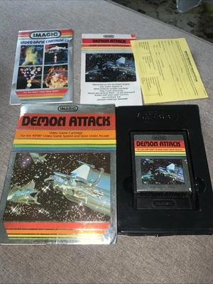 Demon Attack Video Game Cartridge For The Atari Video Game System - Image 1 of 4