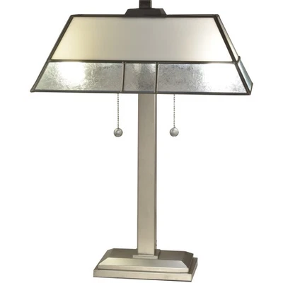 Dale Tiffany STT16225 Springdale Table Lamp Silver - Image 1 of 3