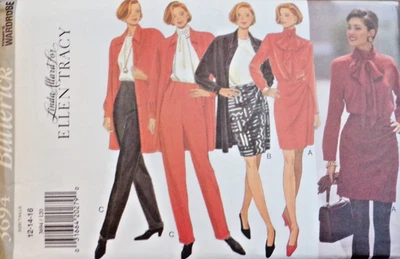 Butterick Sewing Pattern 3694 Misses Blouse Skirt Pants Scarf Sizes 12-16 VTG UC - Image 1 of 4