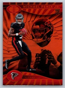 2024 Panini Illusions #4 Michael Penix Jr. Orange Trophy Collection - Bild 1 von 2