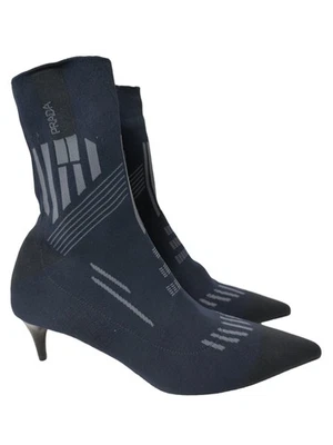 PRADA Botas deslizantes Mujeres Botines Talla EU 41 azul look casual - Imagen 1 de 4