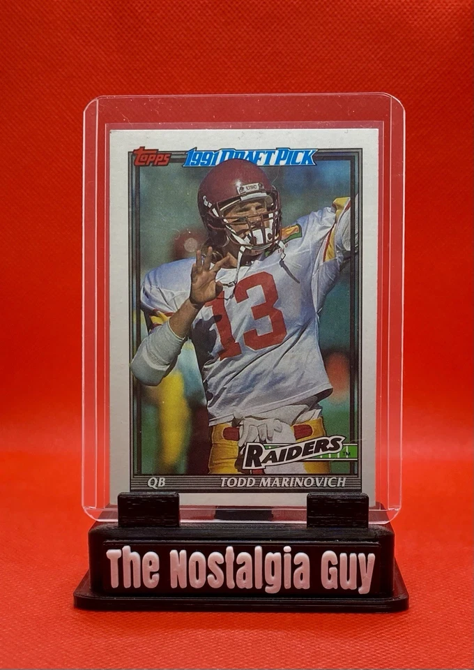 Todd Marinovich 1991 Topps #83 - Image 1 of 2